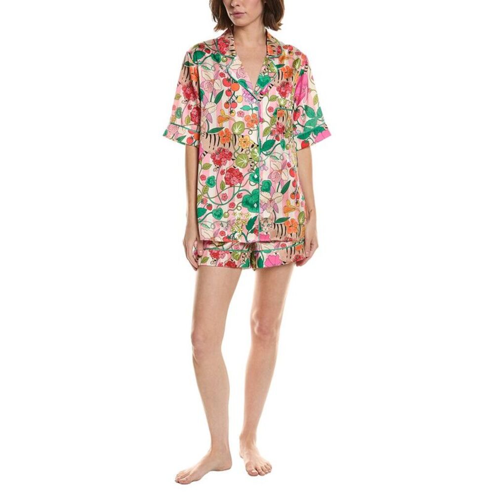 Karen Mabon Womens  2Pc Print Pajama Set